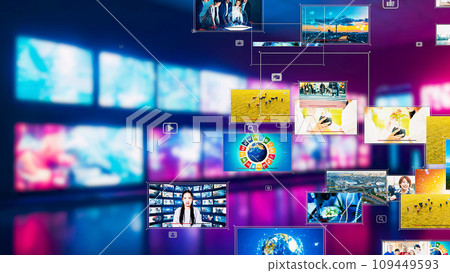 Video content and broadcasting stations Video content and broadcasting stations 109449593
