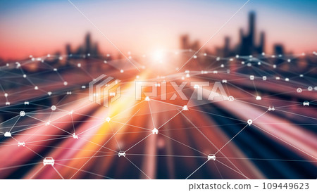 Future city and network Future city and network 109449623