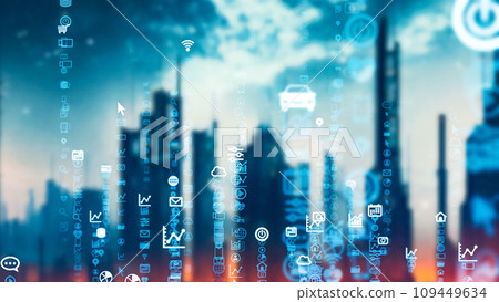 Future city and network Future city and network 109449634