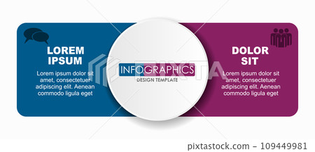 Infographic design template with place for your data. Vector illustration. Infographic design template with place for your data. Vector illustration. 109449981