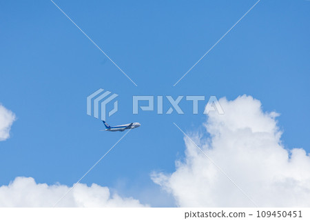Passenger plane/Aircraft/All Nippon Airways Boeing 767 taking off from Haneda Airport Passenger plane/Aircraft/All Nippon Airways Boeing 767 taking off from Haneda Airport 109450451