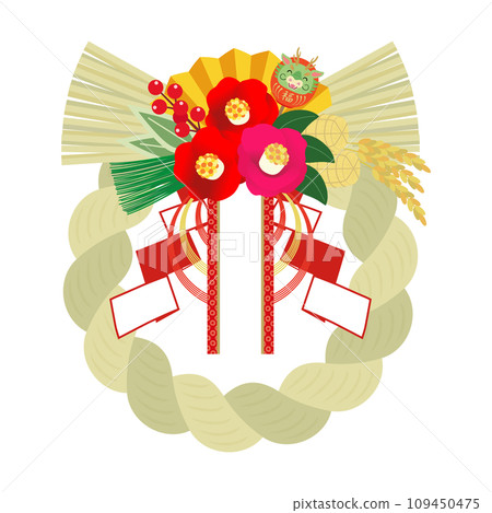 龍年賀年片素材擺飾微笑紅龍不倒翁【無文字】 109450475