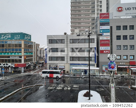 上尾站下雪了 上尾站下雪了 109452262