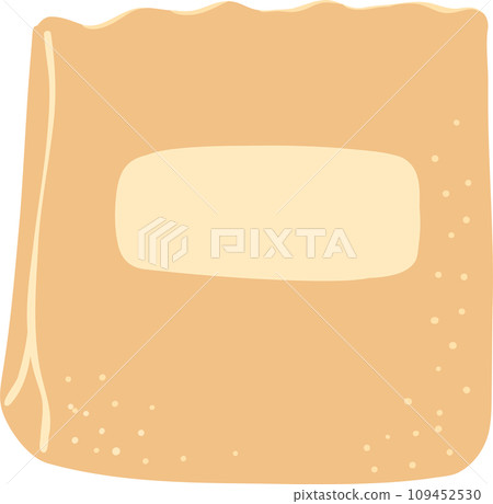 cute bakery bread pastry menu flat design hand drawing illustration 109452530