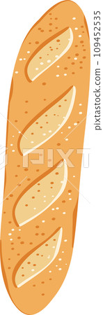 cute bakery bread pastry menu flat design hand drawing illustration 109452535