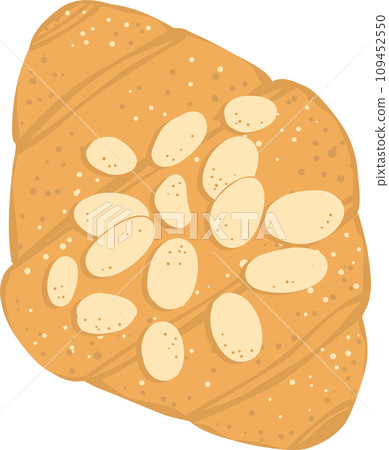 cute bakery bread pastry menu flat design hand drawing illustration 109452550