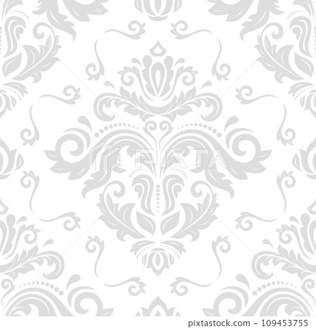 Orient Damask Seamless Background With Arabesques Orient Damask Seamless Background With Arabesques 109453755