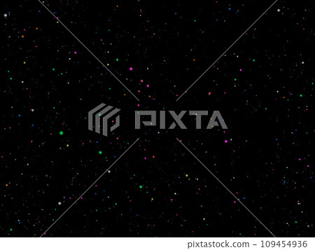 Glowing light effect with many glitter particles on bllack background. Color sparks shine with Glowing light effect with many glitter particles on bllack background. Color sparks shine with 109454936