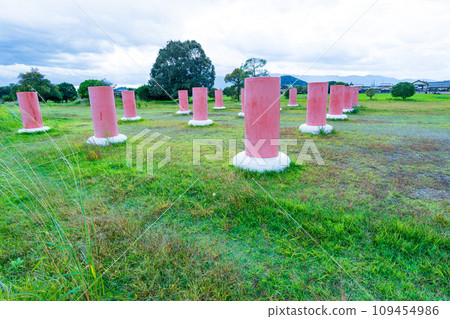 奈良縣橛原市史蹟藤原宮遺址柱廊 奈良縣橛原市史蹟藤原宮遺址柱廊 109454986