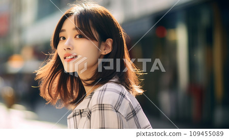 年輕的短髮女商人 年輕的短髮女商人 109455089