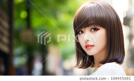 年輕的短髮女商人 年輕的短髮女商人 109455091