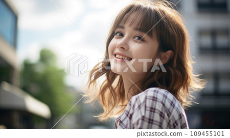 年輕的短髮女商人 年輕的短髮女商人 109455101