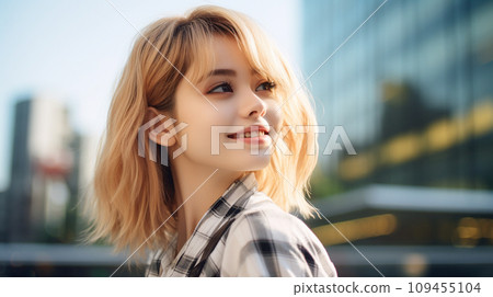年輕的短髮女商人 年輕的短髮女商人 109455104