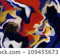 Abstract background with marble acrylic painting effect. Colorful texture vector for modern design. 109455673