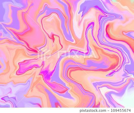 Abstract background with marble acrylic painting effect. Colorful texture for modern design. 109455674