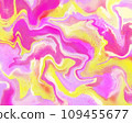 Abstract background with marble acrylic painting effect. Colorful texture for modern design. 109455677