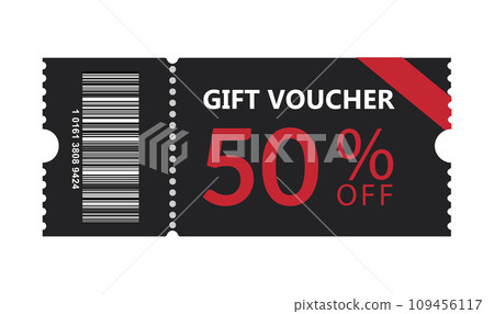 Big sale and super sale coupon code 50 percent discount gift voucher coupon . 50 percent coupon promotion sale for website, internet ads, social media. Vector illustration Big sale and super sale coupon code 50 percent discount gift voucher coupon . 50 percent coupon promotion sale for website, internet ads, social media. Vector illustration 109456117