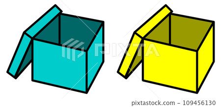 圖：一個空盒子，蓋子打開，裡面沒有任何東西 109456130