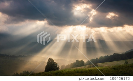 AI generated image: beam of light 109456173