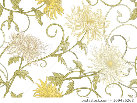 Chrysanthemum decorative flowers Chrysanthemum decorative flowers 109456268