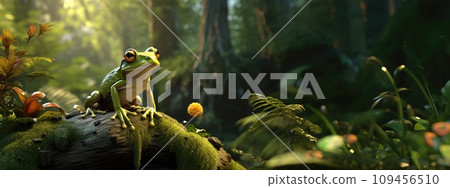 colorful tree frog colorful tree frog 109456510