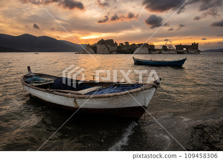 Sunset view in Bafa Heraklia 109458306