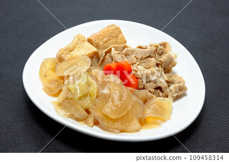 Pork sesame sukiyaki style stew Pork sesame sukiyaki style stew 109458314