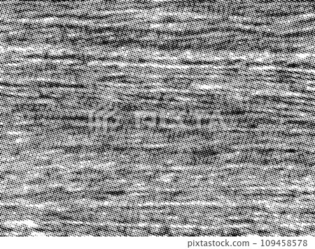 Black and white Grunge halftone vector. Distress overlay texture. Abstract surface dust and rough background concept. Distress illustration place over object to create grunge effect. Vector EPS10. 109458578