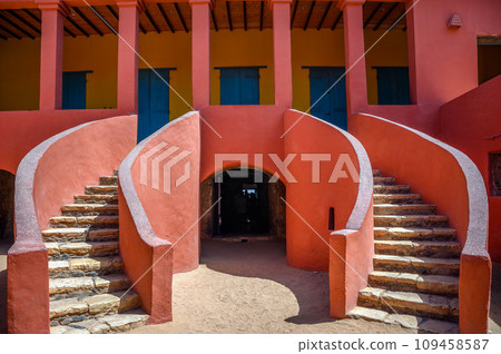 Museum of the Slave House at Goree island near Dakar in Senegal Museum of the Slave House at Goree island near Dakar in Senegal 109458587