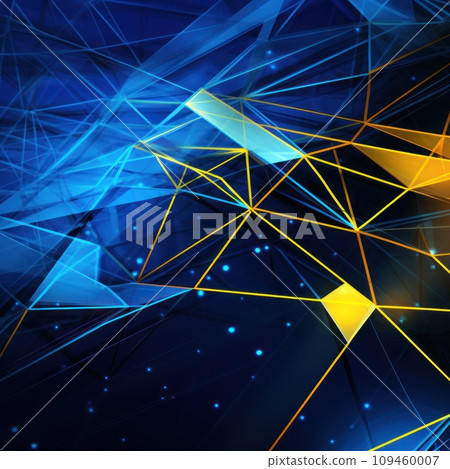 Modern digital abstract 3D background. Generative AI 109460007