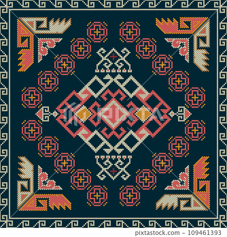 Georgian embroidery pattern 87 Georgian embroidery pattern 87 109461393