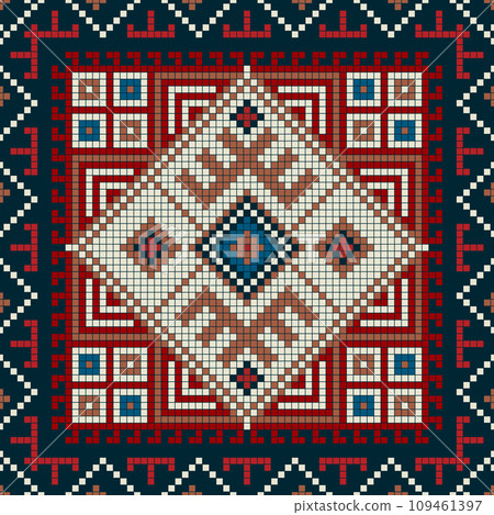 Georgian embroidery pattern 90 109461397