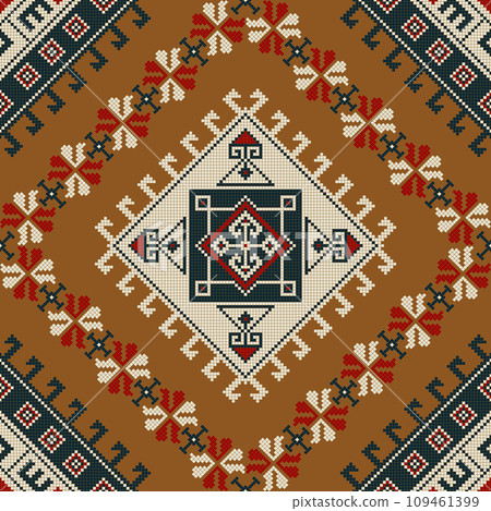 Georgian embroidery pattern 92 109461399