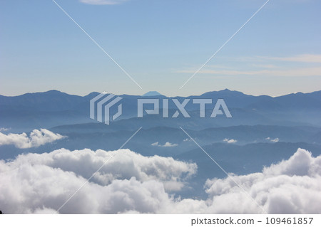拍攝於千疊敷馬戲團。雲層之上的南阿爾卑斯山 拍攝於千疊敷馬戲團。雲層之上的南阿爾卑斯山 109461857