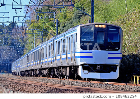 Sobu Main Line Yotsukaido-Monoi JR East E217 series Y-39 formation (Kamakura) Sobu Main Line Yotsukaido-Monoi JR East E217 series Y-39 formation (Kamakura) 109462254