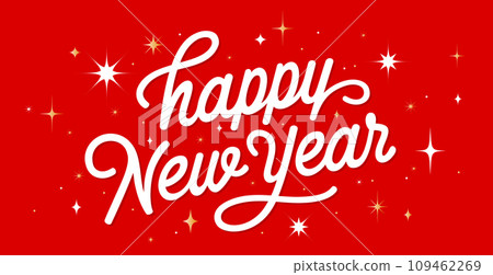 Lettering. Happy New Year Lettering. Happy New Year 109462269