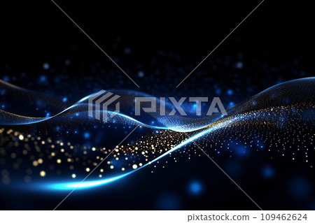 藍色電子空間背景素材 109462624