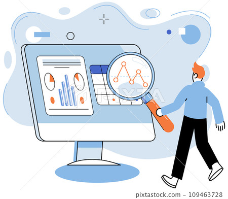 Business data analysis vector illustration. Employment takes flight on wings analytic investigation The heartbeat business echoes in chambers data examination Information is fuel propelling engine Business data analysis vector illustration. Employment takes flight on wings analytic investigation The heartbeat business echoes in chambers data examination Information is fuel propelling engine 109463728