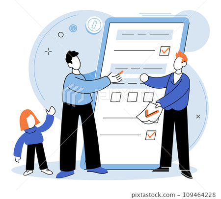 Child benefit. Vector illustration. Financial support through child benefits is essential for families raising children The governments commitment to child benefits ensures families receive necessary 109464228
