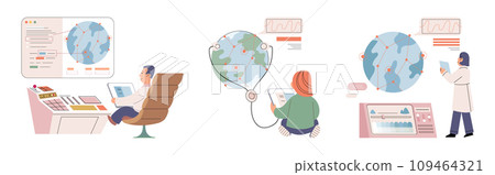 Lab test. Vector illustration. Experiments are designed to test specific hypotheses and gather data Analysis experimental results provides insights into underlying mechanisms The lab test metaphor 109464321