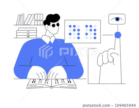 Library facilities isolated cartoon vector illustrations. 109465949