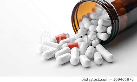 Overturned Pill Jar 109465973