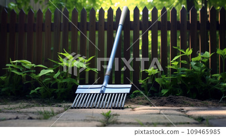 Rustic Garden Rake Rustic Garden Rake 109465985