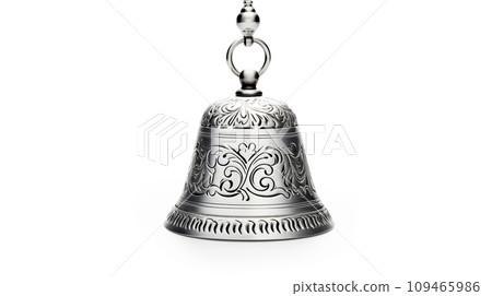 Silver Bell Engraved 109465986