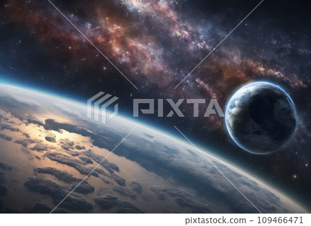 planets and stars in space, space objects 109466471