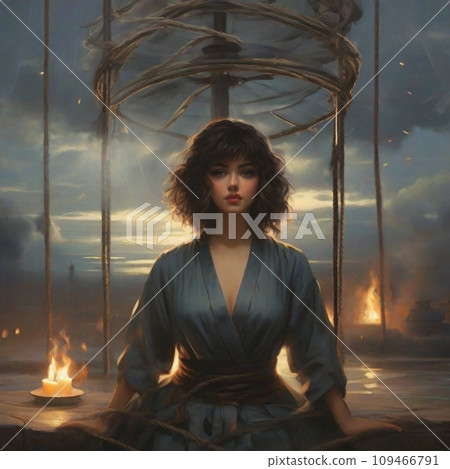 美麗的女人肖像 美麗的女人肖像 109466791