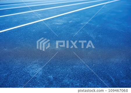 Blue Stadium Coverage Texture, Treadmill Textured Background, Jogging Field Pattern, Rubber Crumb Track Blue Stadium Coverage Texture, Treadmill Textured Background, Jogging Field Pattern, Rubber Crumb Track 109467068