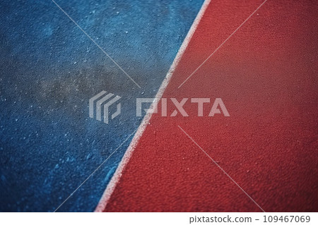 Red Stadium Coverage Texture, Treadmill Textured Background, Jogging Field Pattern, Rubber Crumb Track Red Stadium Coverage Texture, Treadmill Textured Background, Jogging Field Pattern, Rubber Crumb Track 109467069