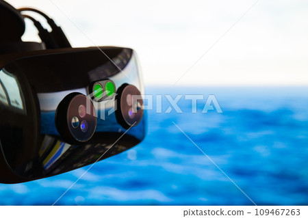 VR headset with cameras of with augmented reality and additional sensors VR headset with cameras of with augmented reality and additional sensors 109467263