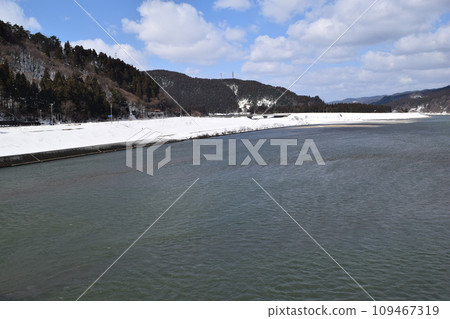 Mogami River Japan's three major rapids Mogami River Japan's three major rapids 109467319
